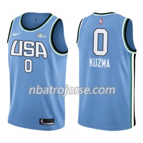 Män Los Angeles Lakers Tröja Kyle Kuzma 0 Nike 2019 Rising Star Swingman